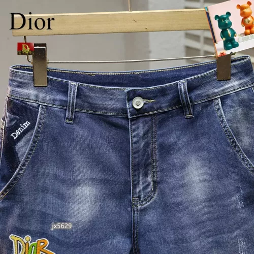 Replica Christian Dior Jeans For Men #1314706 $40.00 USD for Wholesale
