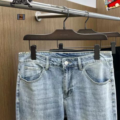 Replica Burberry Jeans For Men #1314728 $48.00 USD for Wholesale