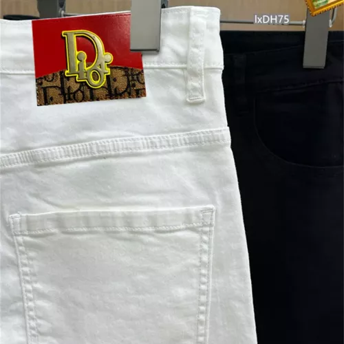 Replica Christian Dior Jeans For Men #1314783 $40.00 USD for Wholesale