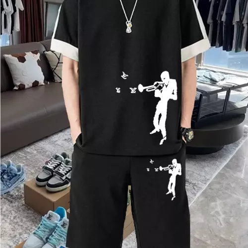 Louis Vuitton LV Tracksuits Short Sleeved For Men #1314873 $80.00 USD, Wholesale Replica Louis Vuitton LV Tracksuits