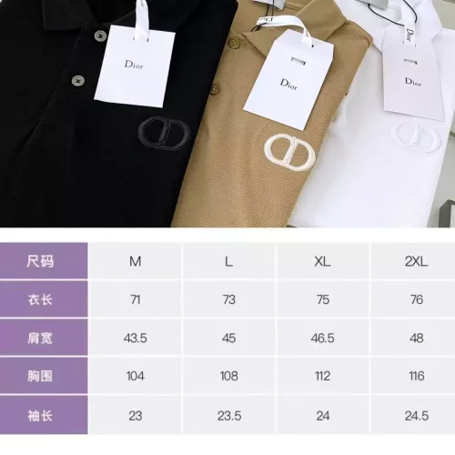 Replica Christian Dior T-Shirts Short Sleeved For Men #1315085 $42.00 USD for Wholesale