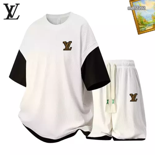 Louis Vuitton LV Tracksuits Short Sleeved For Men #1315435 $48.00 USD, Wholesale Replica Louis Vuitton LV Tracksuits