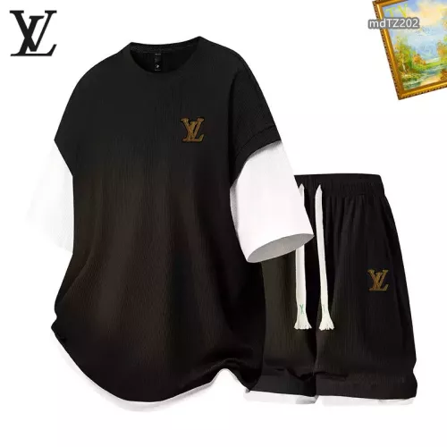 Louis Vuitton LV Tracksuits Short Sleeved For Men #1315437 $48.00 USD, Wholesale Replica Louis Vuitton LV Tracksuits