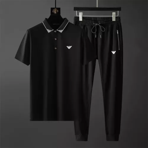 Armani Tracksuits Short Sleeved For Men #1315509 $72.00 USD, Wholesale Replica Armani Tracksuits