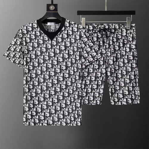 Christian Dior Tracksuits Short Sleeved For Men #1315582 $42.00 USD, Wholesale Replica Christian Dior Tracksuits