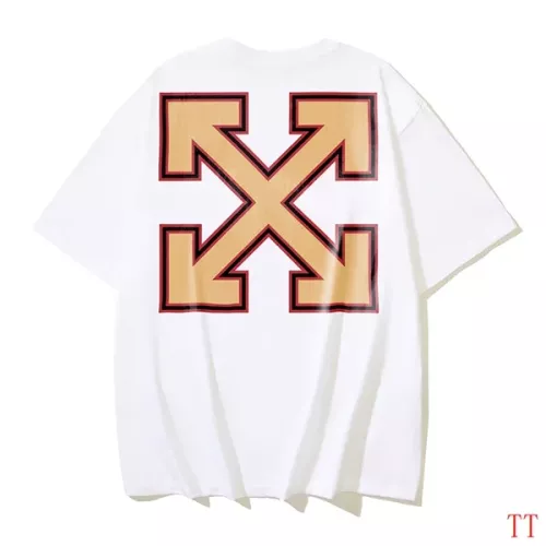 Off-White T-Shirts Short Sleeved For Unisex #1316017 $29.00 USD, Wholesale Replica Off-White T-Shirts