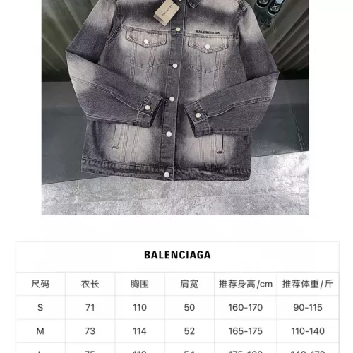 Replica Balenciaga Jackets Long Sleeved For Unisex #1316040 $72.00 USD for Wholesale