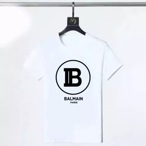 Replica Balmain T-Shirts Short Sleeved For Men #1316410 $23.00 USD for Wholesale