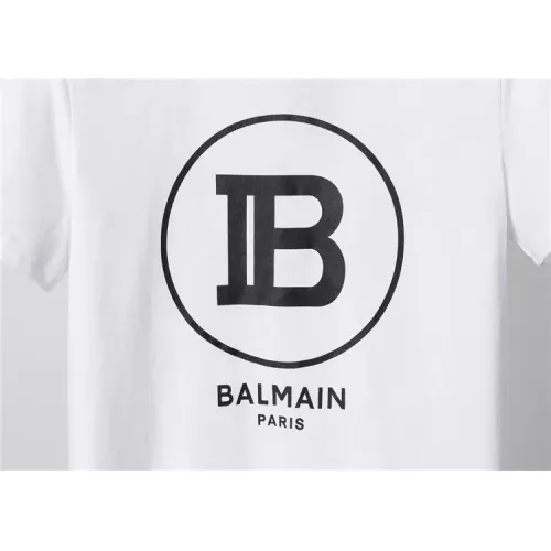 Replica Balmain T-Shirts Short Sleeved For Men #1316410 $23.00 USD for Wholesale