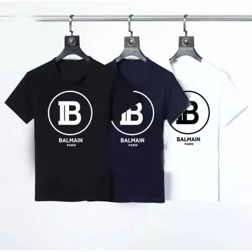 Replica Balmain T-Shirts Short Sleeved For Men #1316410 $23.00 USD for Wholesale