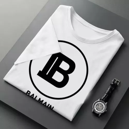 Replica Balmain T-Shirts Short Sleeved For Men #1316410 $23.00 USD for Wholesale