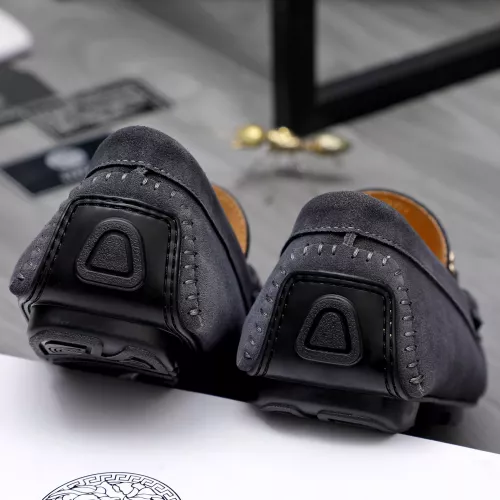 Replica Versace Leather Shoes For Men #1317284 $76.00 USD for Wholesale