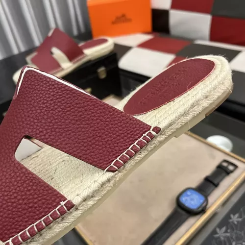 Replica Hermes Slippers For Men #1317398 $60.00 USD for Wholesale