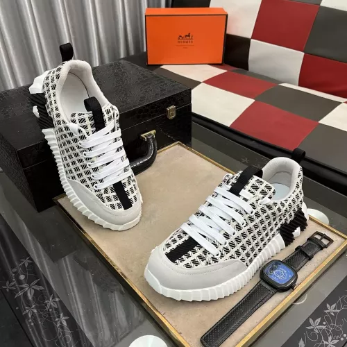 Replica Hermes Casual Shoes For Men #1317459 $80.00 USD for Wholesale