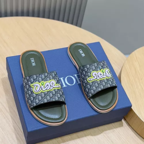 Christian Dior Slippers For Men #1317522 $98.00 USD, Wholesale Replica Christian Dior Slippers