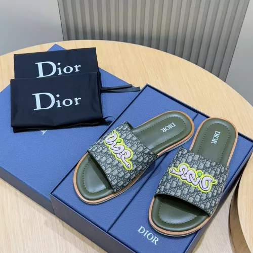 Replica Christian Dior Slippers For Men #1317522 $98.00 USD for Wholesale