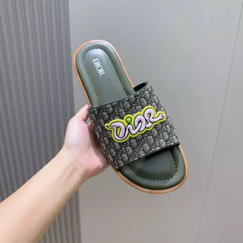 Replica Christian Dior Slippers For Men #1317522 $98.00 USD for Wholesale