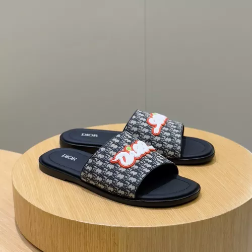 Replica Christian Dior Slippers For Men #1317523 $98.00 USD for Wholesale