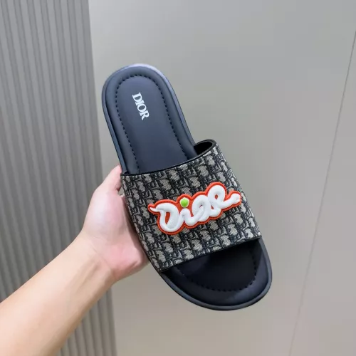 Replica Christian Dior Slippers For Men #1317523 $98.00 USD for Wholesale