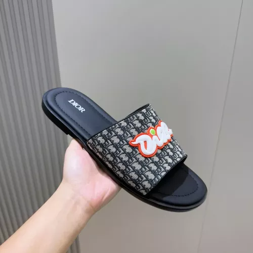 Replica Christian Dior Slippers For Men #1317523 $98.00 USD for Wholesale