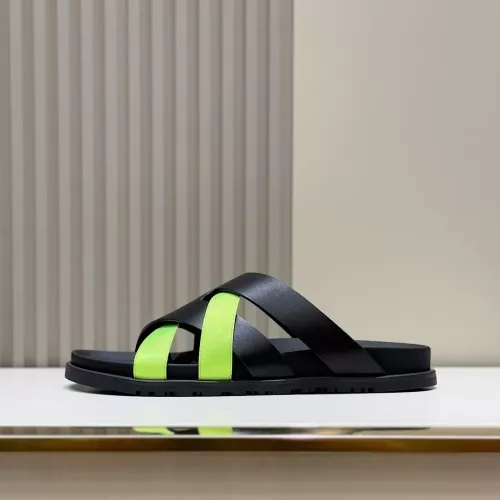 Replica Hermes Slippers For Men #1317533 $56.00 USD for Wholesale