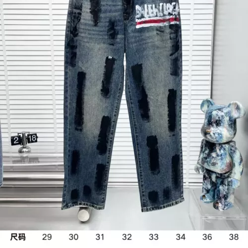 Replica Balenciaga Jeans For Men #1317561 $92.00 USD for Wholesale