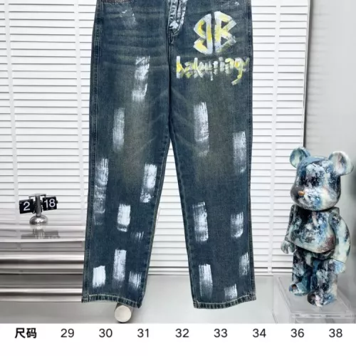 Replica Balenciaga Jeans For Men #1317562 $92.00 USD for Wholesale