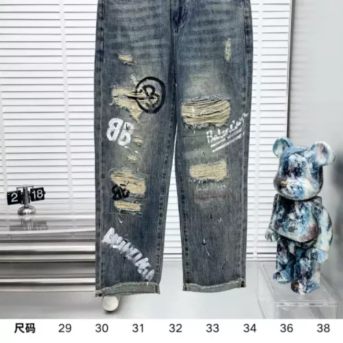 Replica Balenciaga Jeans For Men #1317565 $98.00 USD for Wholesale