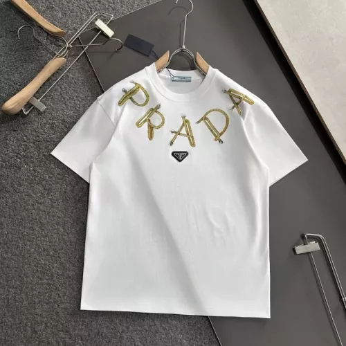 Prada T-Shirts Short Sleeved For Unisex #1317718 $40.00 USD, Wholesale Replica Prada T-Shirts