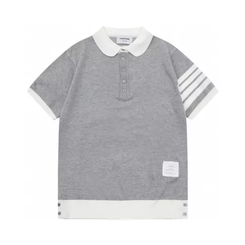 Thom Browne TB T-Shirts Short Sleeved For Unisex #1317723 $45.00 USD, Wholesale Replica Thom Browne TB T-Shirts