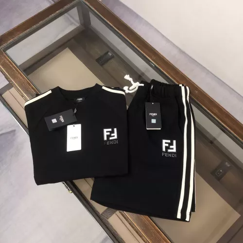 Fendi Tracksuits Short Sleeved For Men #1317889 $72.00 USD, Wholesale Replica Fendi Tracksuits