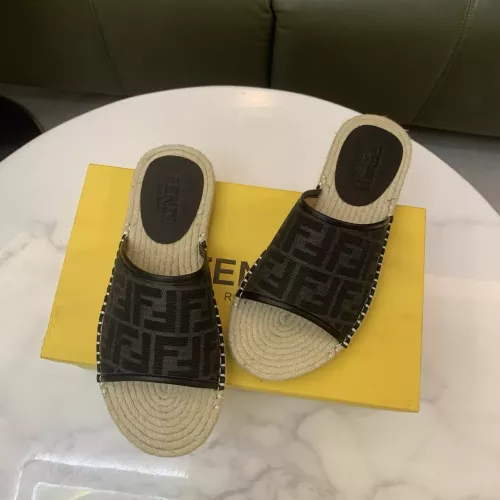 Replica Fendi Slippers For Men #1318496 $60.00 USD for Wholesale