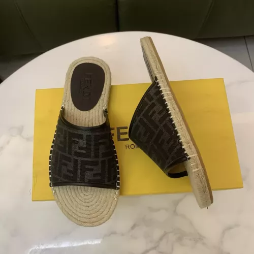 Replica Fendi Slippers For Men #1318496 $60.00 USD for Wholesale