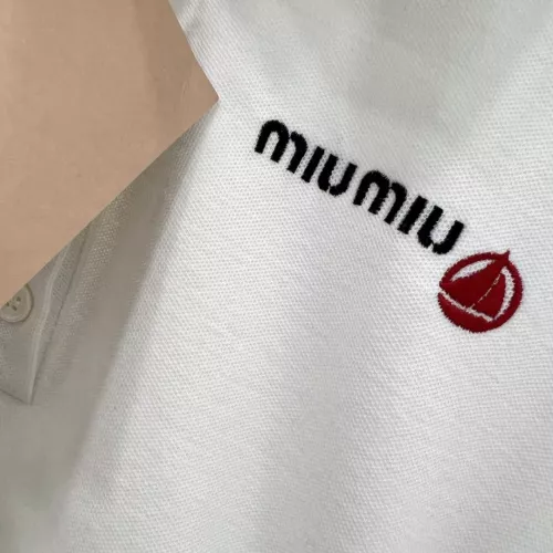 Replica MIU MIU Dresses Short Sleeved For Women #1318582 $85.00 USD for Wholesale
