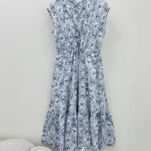 Christian Dior Dresses Sleeveless For Women #1318673 $118.00 USD, Wholesale Replica Christian Dior Dresses