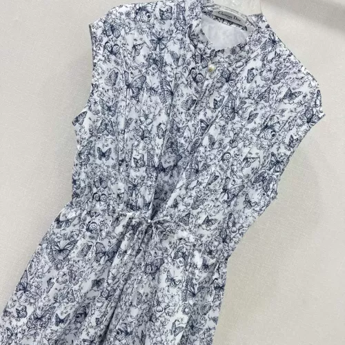 Replica Christian Dior Dresses Sleeveless For Women #1318673 $118.00 USD for Wholesale