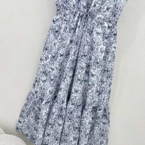 Replica Christian Dior Dresses Sleeveless For Women #1318673 $118.00 USD for Wholesale