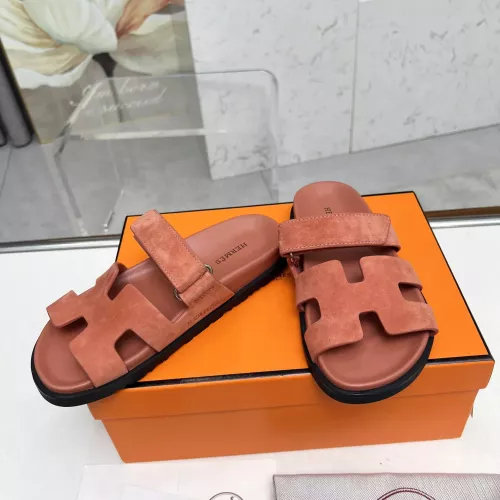 Replica Hermes Slippers For Men #1318717 $88.00 USD for Wholesale