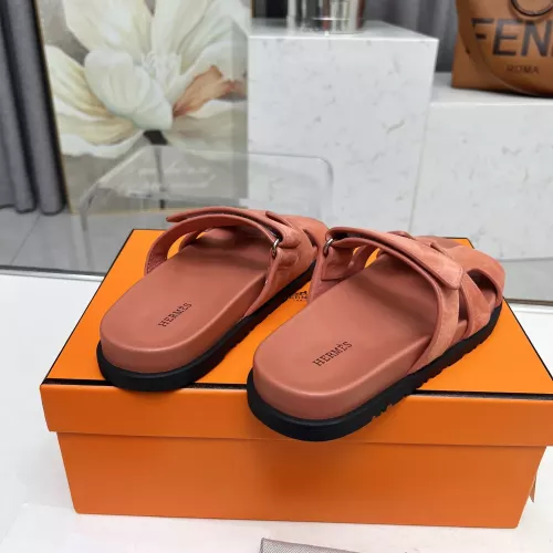 Replica Hermes Slippers For Men #1318717 $88.00 USD for Wholesale