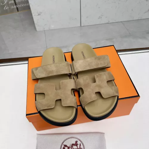Replica Hermes Slippers For Men #1318724 $88.00 USD for Wholesale