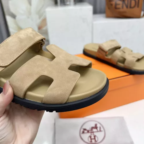 Replica Hermes Slippers For Men #1318724 $88.00 USD for Wholesale