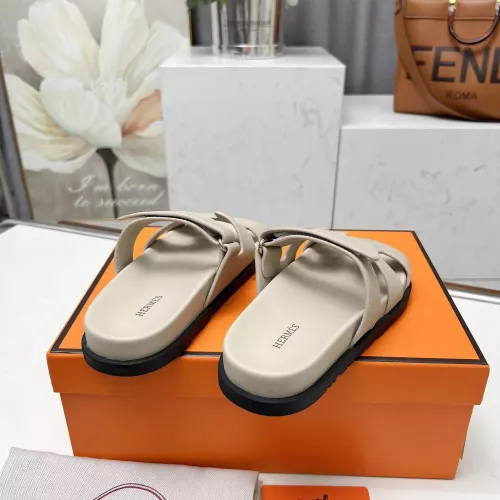 Replica Hermes Slippers For Men #1318737 $88.00 USD for Wholesale
