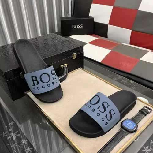 Boss Slippers For Men #1318785 $45.00 USD, Wholesale Replica Boss Slippers