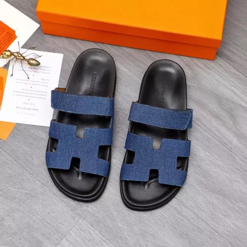 Replica Hermes Slippers For Men #1318797 $68.00 USD for Wholesale