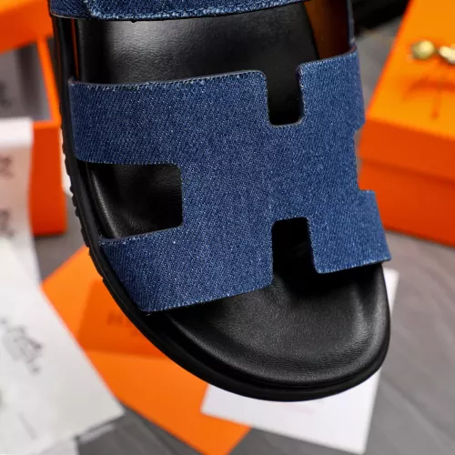 Replica Hermes Slippers For Men #1318797 $68.00 USD for Wholesale