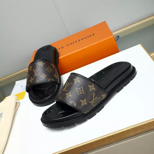 Louis Vuitton Slippers For Men #1318898 $64.00 USD, Wholesale Replica Louis Vuitton Slippers