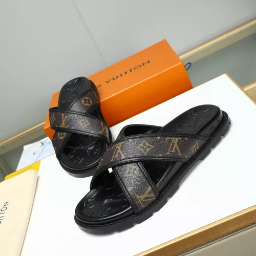 Louis Vuitton Slippers For Men #1318902 $64.00 USD, Wholesale Replica Louis Vuitton Slippers