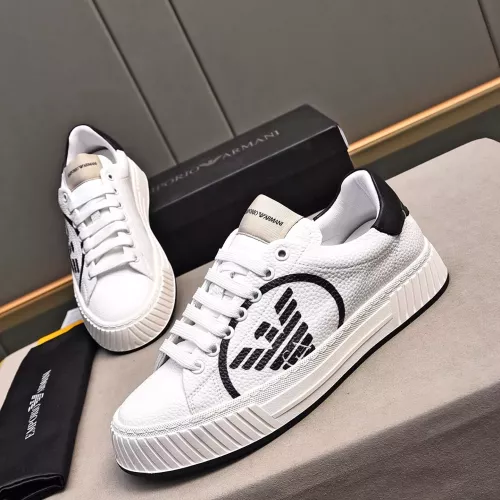 Armani Casual Shoes For Men #1319222 $76.00 USD, Wholesale Replica Armani Casual Shoes