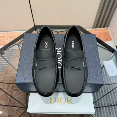 Replica Christian Dior Leather Shoes For Men #1319302 $100.00 USD for Wholesale