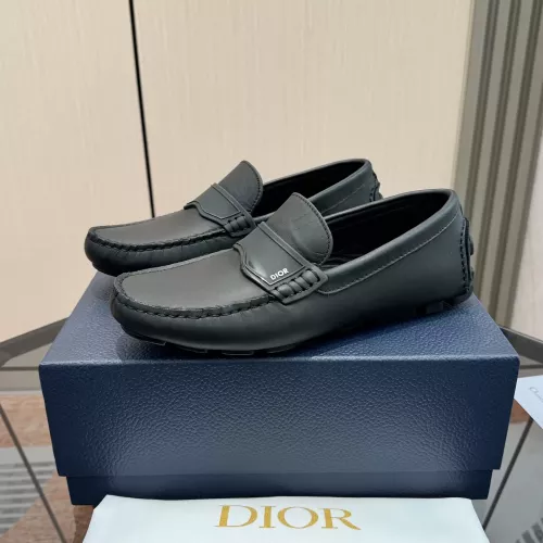 Replica Christian Dior Leather Shoes For Men #1319302 $100.00 USD for Wholesale